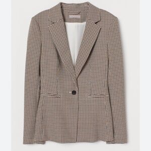 HM Checkered Single Breasted Blazer